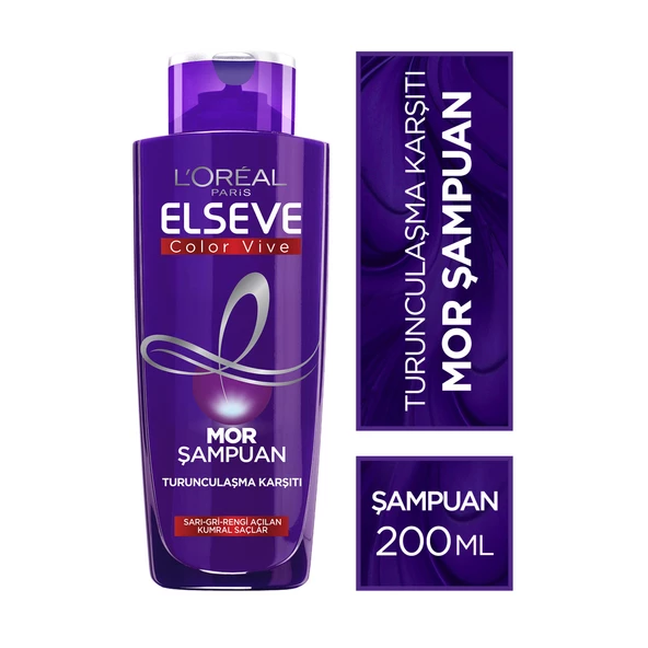 L'Oréal Paris Elseve Turunculaşma Karşıtı Mor Şampuan 200ml - 2