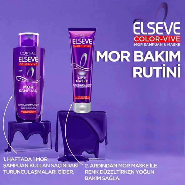 L'Oréal Paris Elseve Turunculaşma Karşıtı Mor Şampuan 200ml - 9
