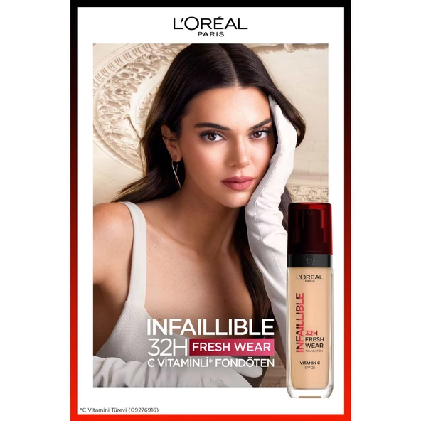 L'oréal Paris Infaillible 32H Fresh Wear C Vitaminli Fondöten - 220 Sand - 8