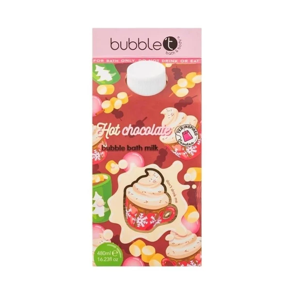 Bubble T Hot Chocolate Bubble Bath Milk 480 ml Banyo Sütü