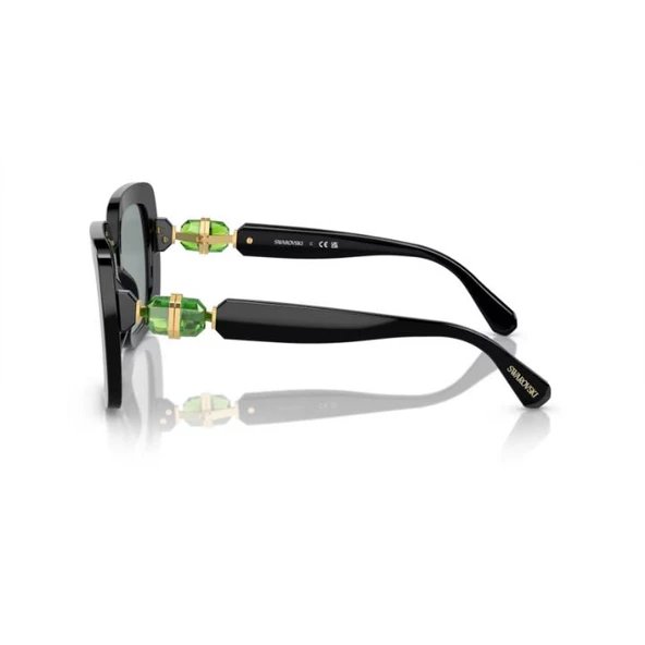 Swarovski 0SK6001 1001/155 Asetat Kadın Güneş Gözlüğü - Resim 2