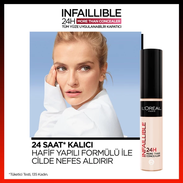 L'oréal Paris Infaillible 24H Tüm Yüze Uygulanabilir Kapatıcı - 326 Vanilla - 2