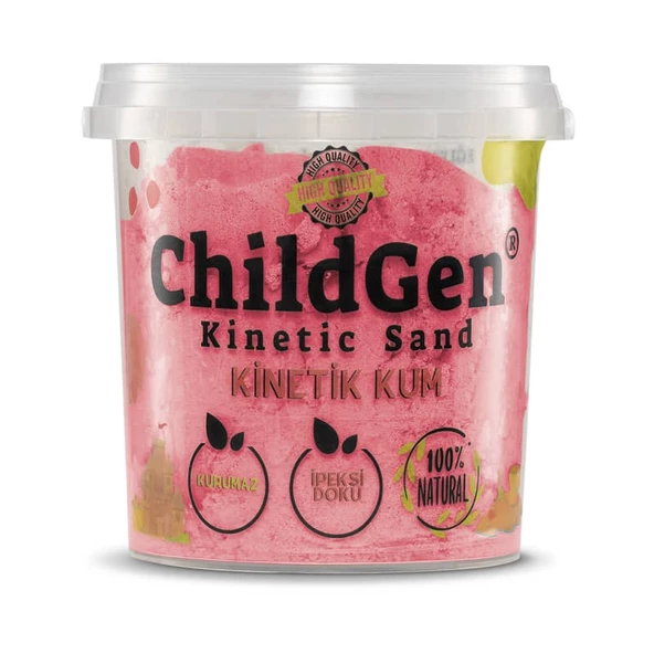 ChildGen Doğal Kinetik Kum 500 gr Pembe