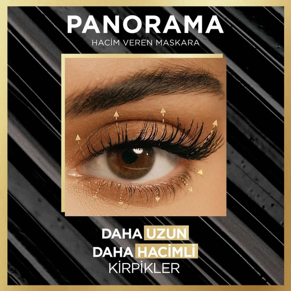 L'oréal Paris Panorama Hacim Veren Maskara Siyah - 3