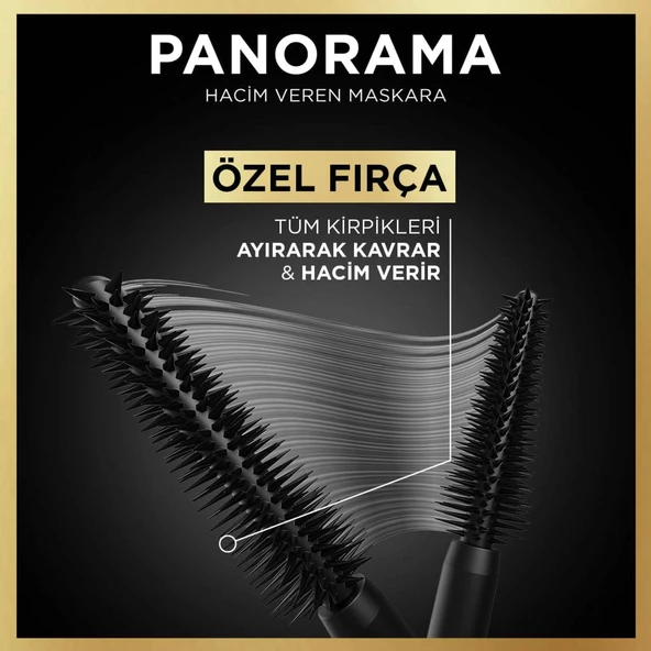 L'oréal Paris Panorama Hacim Veren Maskara Siyah - 5