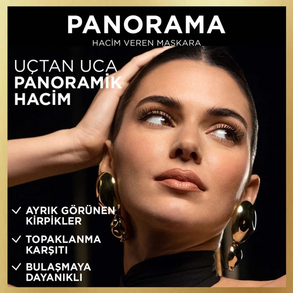 L'oréal Paris Panorama Hacim Veren Maskara Siyah - 4
