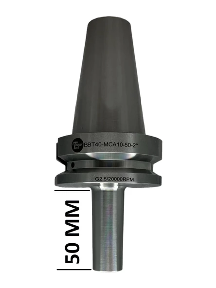 BBT40 MCA10 - 50 BOY VİDALI TUTUCU M10X50 BOY VİDALI TUTUCU 20.000 devir balans alınmıştır