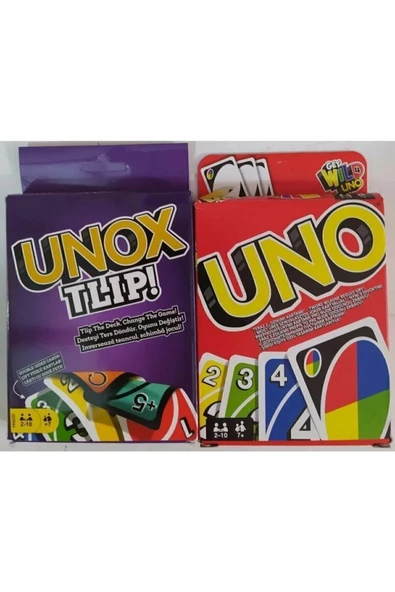 Uno Ve Unox Tlip Kart Set