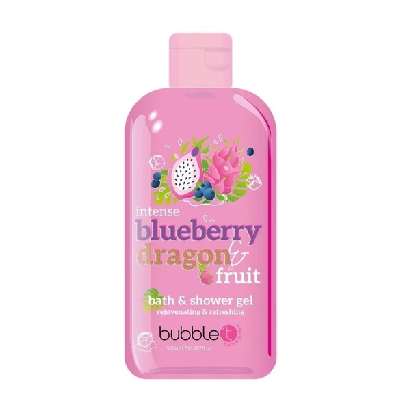 Bubble T Intense Blueberry Dragonfruit Bath & Shower Gel 500 ml Duş Jeli