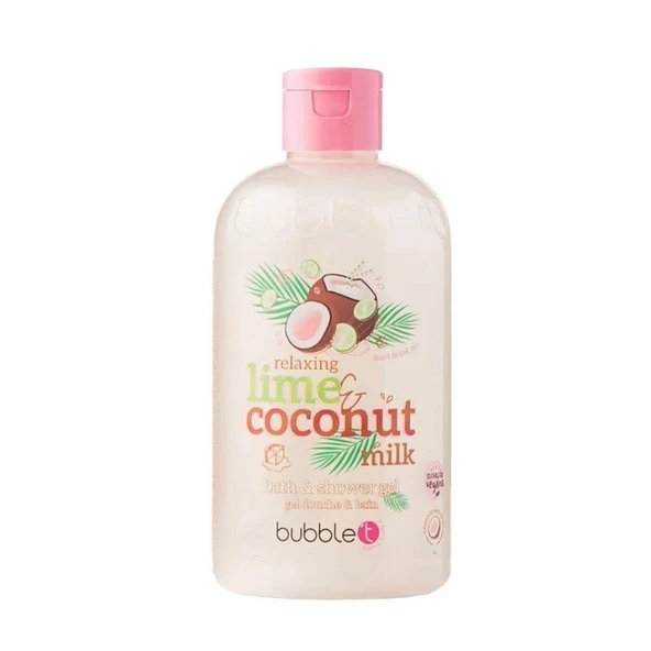 Bubble T Relaxing Lime & Coconut Milk Bath & Shower Gel 500 ml Duş Jeli - 1