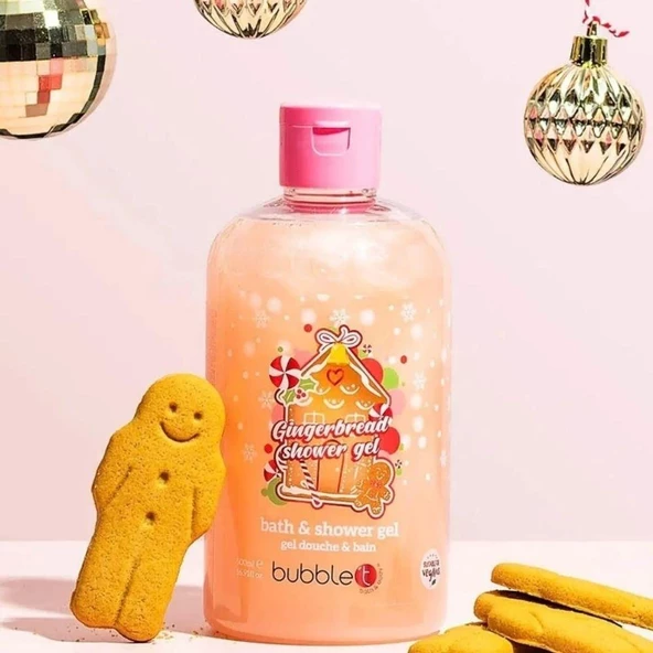 Bubble T Gingerbread Bath & Shower Gel 500 ml Duş Jeli - 2