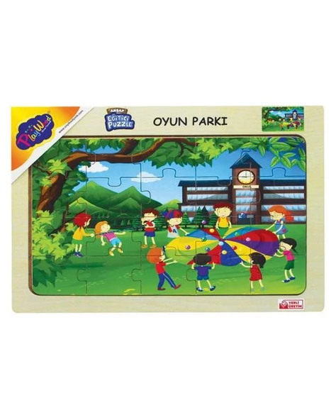 Playwood Ahşap Eğitici Puzzle Oyun Parkı Ony175