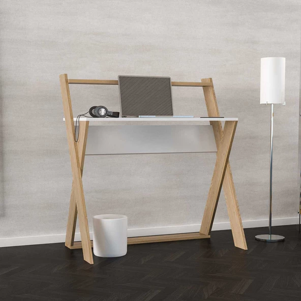 MODİLAYN CONCEPT Çalışma Masası, Oyuncu Masası, Ofis Masası Cordoba-Beyaz - 2