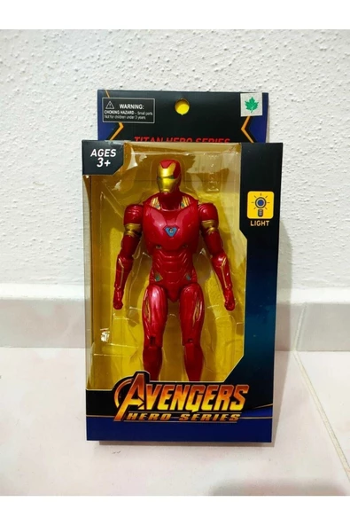 Bambam Ironman Avengers Titan Hero Series 17 Cm Işıklı Marvel Figür