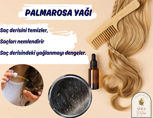 Palmarosa Uçucu Yağı 5 ml. %100 Saf - 2