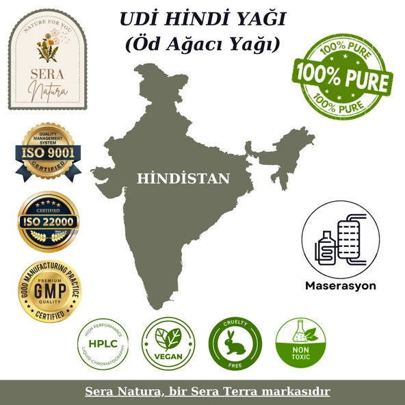 Udi Hindi Yağı 30 ml. %100 Saf - 5