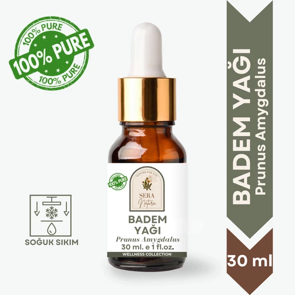 Badem Yağı 30 ml. %100 Saf