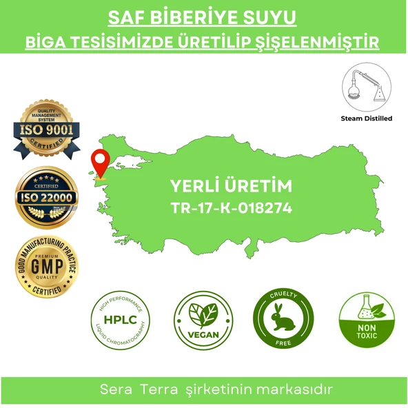Saf Biberiye Suyu Saç Bakım Toniği 100 ml. %100 Saf - 4