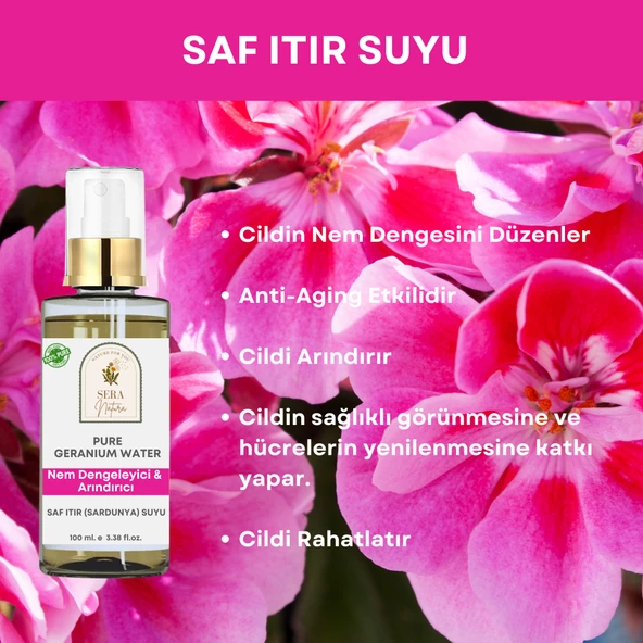 Saf Itır Suyu Nem Dengeleyici Cilt Toniği 100 ml. %100 Saf - 2