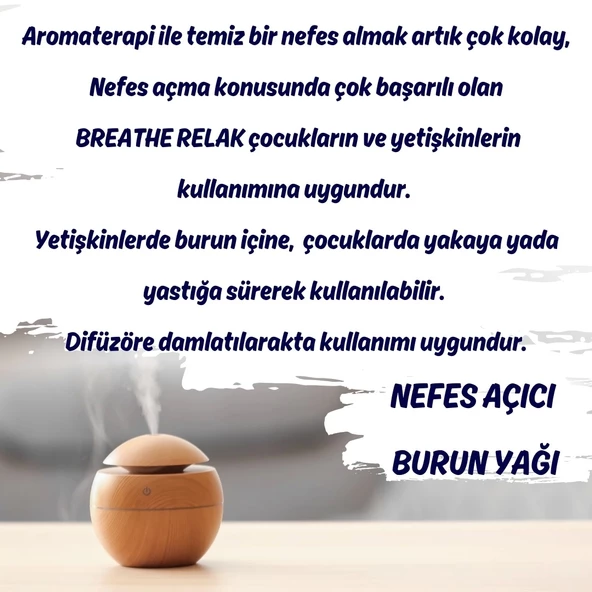 Breathe Relax Nefes Açıcı Burun Yağı %100 Saf 10 ml. - 6