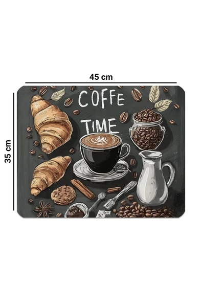 Valerine Life Kahve Makinesi Matı Su Geçirmez Kaymaz Yıkanabilir Çaycı, Çay Espresso Makinesi Pad 35x45cm 27240104 - 4