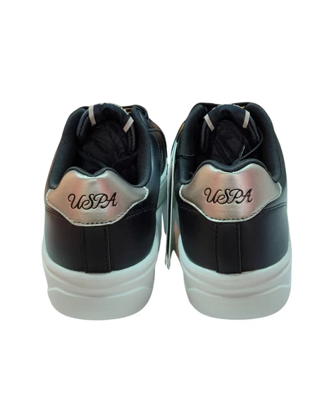 U.s. Polo Assn. Exxy 4Fx Kadın Siyah Sneaker Ayakkabı - 6