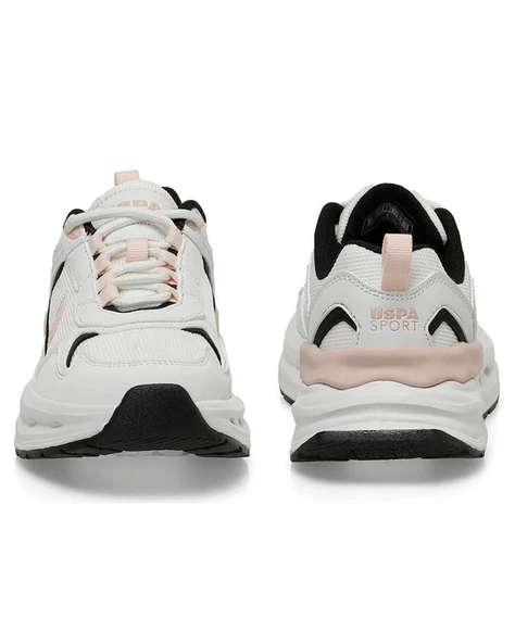 U.s. Polo Assn. Jacky Wmn 4Fx Kadın Beyaz-Pembe Koşu&Antrenman Ayakkabı - 5