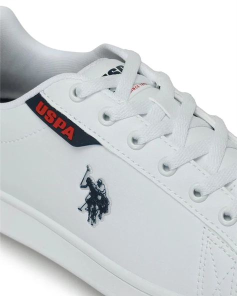 U.s. Polo Assn. Costa Wmn 4Fx (36-40) Beyaz-Lacivert-Kırmızı Sneaker Ayakkabı - 7
