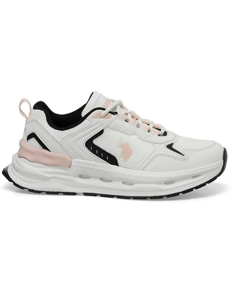 U.s. Polo Assn. Jacky Wmn 4Fx Kadın Beyaz-Pembe Koşu&Antrenman Ayakkabı - 2