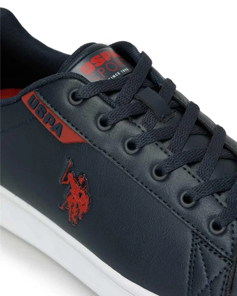 U.s. Polo Assn. Costa 4Fx Erkek Lacivert-Kırmızı Sneaker Ayakkabı - 7