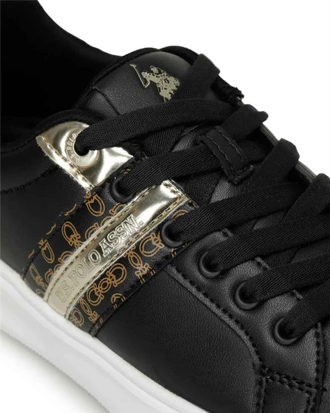 U.s. Polo Assn. Lesli 4FX Kadın Siyah Sneaker Ayakkabı - 7