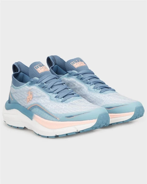 U.s. Polo Assn. Steven Wmn 4Fx Kadın Mavi-Pembe Koşu&Antrenman Ayakkabı - 3