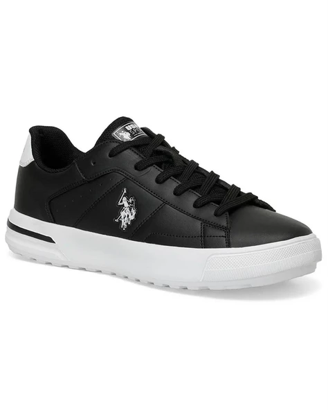 U.s. Polo Assn. Mango 4Fx Erkek Siyah-Beyaz Sneaker Ayakkabı