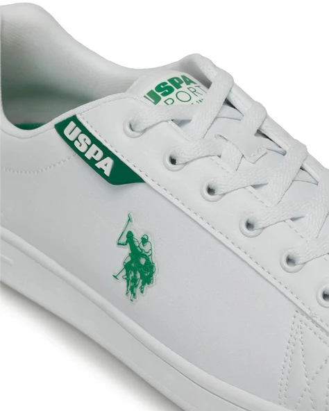 U.s. Polo Assn. Costa 4Fx Erkek Beyaz-Yeşil Sneaker Ayakkabı - 7