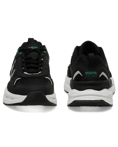 U.s. Polo Assn. Jacky 4Fx Erkek Siyah-Yeşil Koşu&Antrenman Ayakkabı - 5