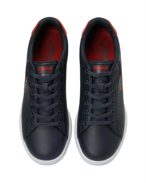 U.s. Polo Assn. Costa 4Fx Erkek Lacivert-Kırmızı Sneaker Ayakkabı - 6