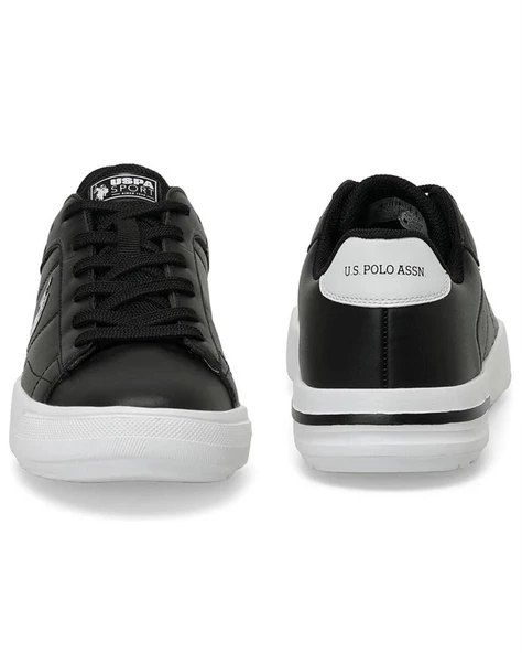 U.s. Polo Assn. Mango 4Fx Erkek Siyah-Beyaz Sneaker Ayakkabı - 5