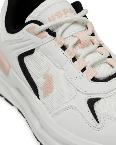 U.s. Polo Assn. Jacky Wmn 4Fx Kadın Beyaz-Pembe Koşu&Antrenman Ayakkabı - 7