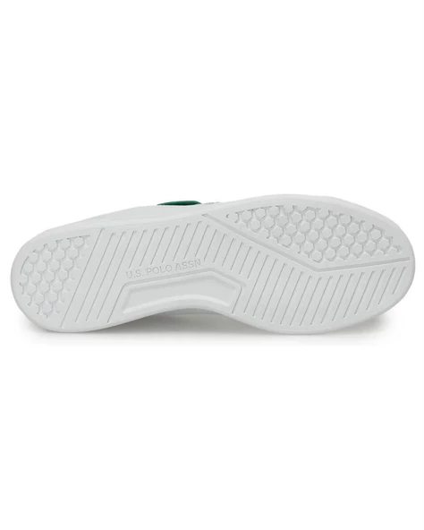 U.s. Polo Assn. Costa 4Fx Erkek Beyaz-Yeşil Sneaker Ayakkabı - 4