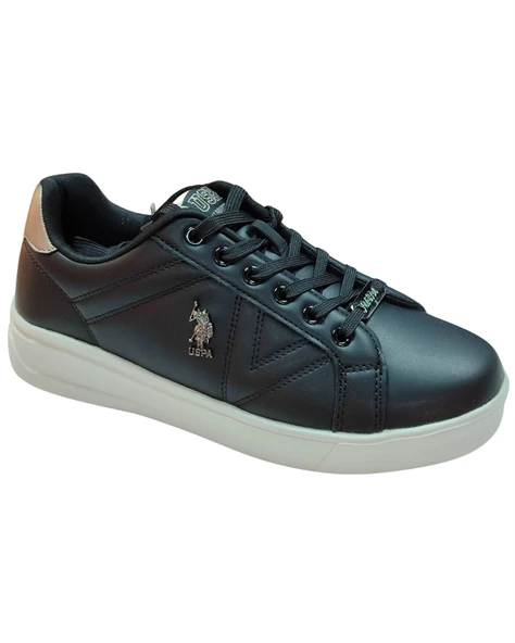 U.s. Polo Assn. Exxy 4Fx Kadın Siyah Sneaker Ayakkabı - 2