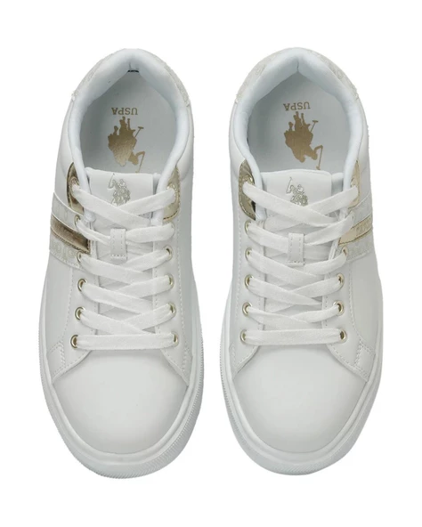 U.s. Polo Assn. Lesli 4FX Kadın Beyaz Sneaker Ayakkabı - 6