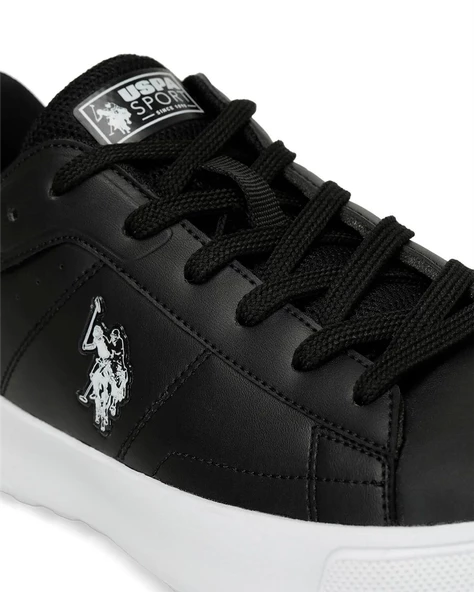 U.s. Polo Assn. Mango 4Fx Erkek Siyah-Beyaz Sneaker Ayakkabı - 7