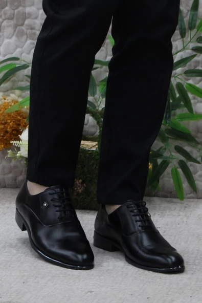Pierre Cardin 70PC20 Siyah Açma Damat Ayakkabısı Takım Ayakkabısı Erkek Klasik Ayakkabı - Resim 2