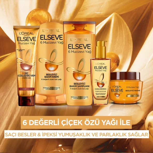 L'Oréal Paris Elseve Mucizevi Yağ Saç Güzelleştirici Krem 150 ml - 4