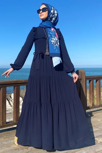 Bade Elbise Lacivert - 6