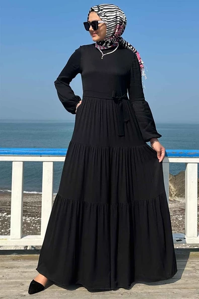 Asil Siyah Elbise - 2
