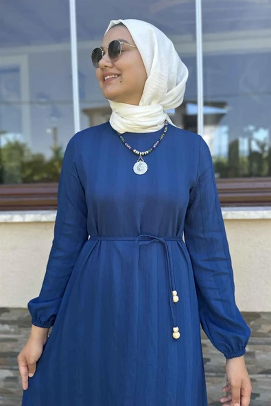 Seda İndigo Elbise - 2