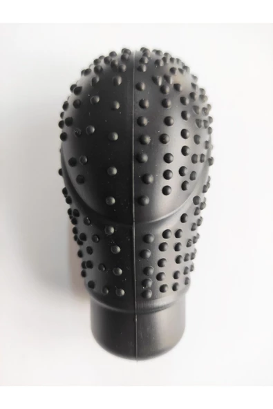 Siyah Masajlı Vites Topuzu Kılıfı Silikon Vites Topuzu - 2