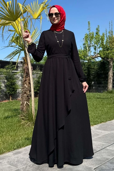 Dilek Siyah Elbise - 6