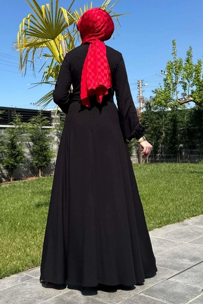 Dilek Siyah Elbise - 8
